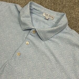 Peter Millar Summer Comfort Polo Shirt Mens XL Pinkies Up Golf Performance